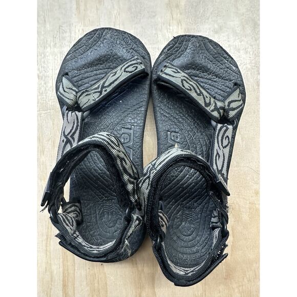 Teva TERRADACTYL Unisex Black Briwn Sport Sandals Aztec Print Men's 11 Womens 12 - Picture 1 of 5